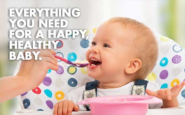 Everything you need for a happy, healthy baby.