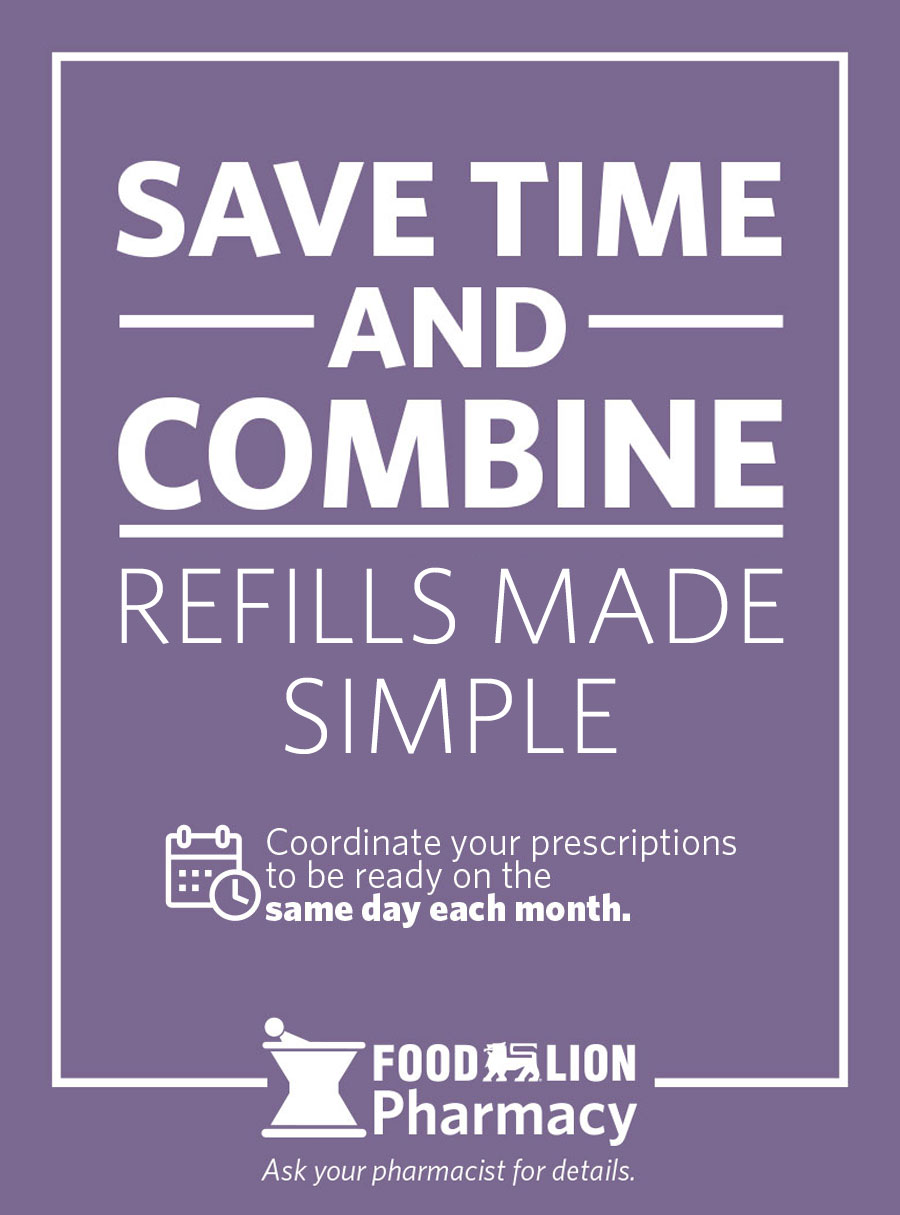 Pharmacy Department | Local RX Refills, Immunizations & More |Food Lion