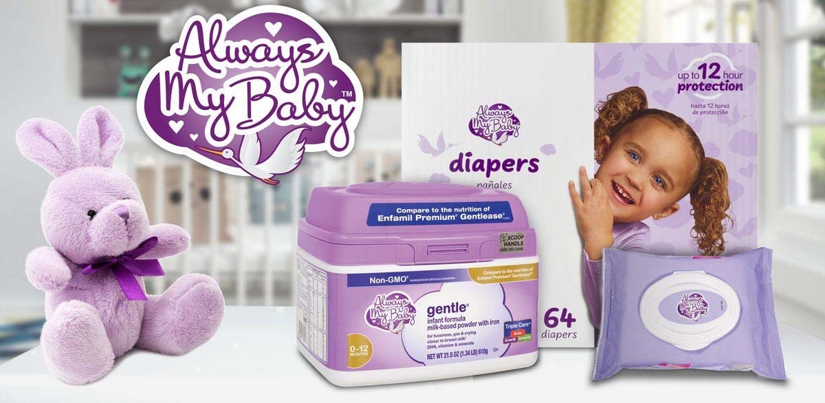 Always My Baby Affordable Formula, Diapers and Wipes