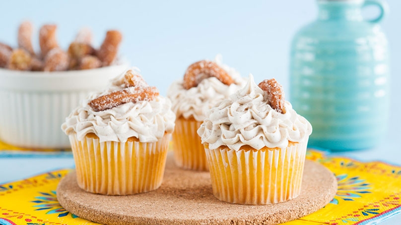 Churro Cupcakes