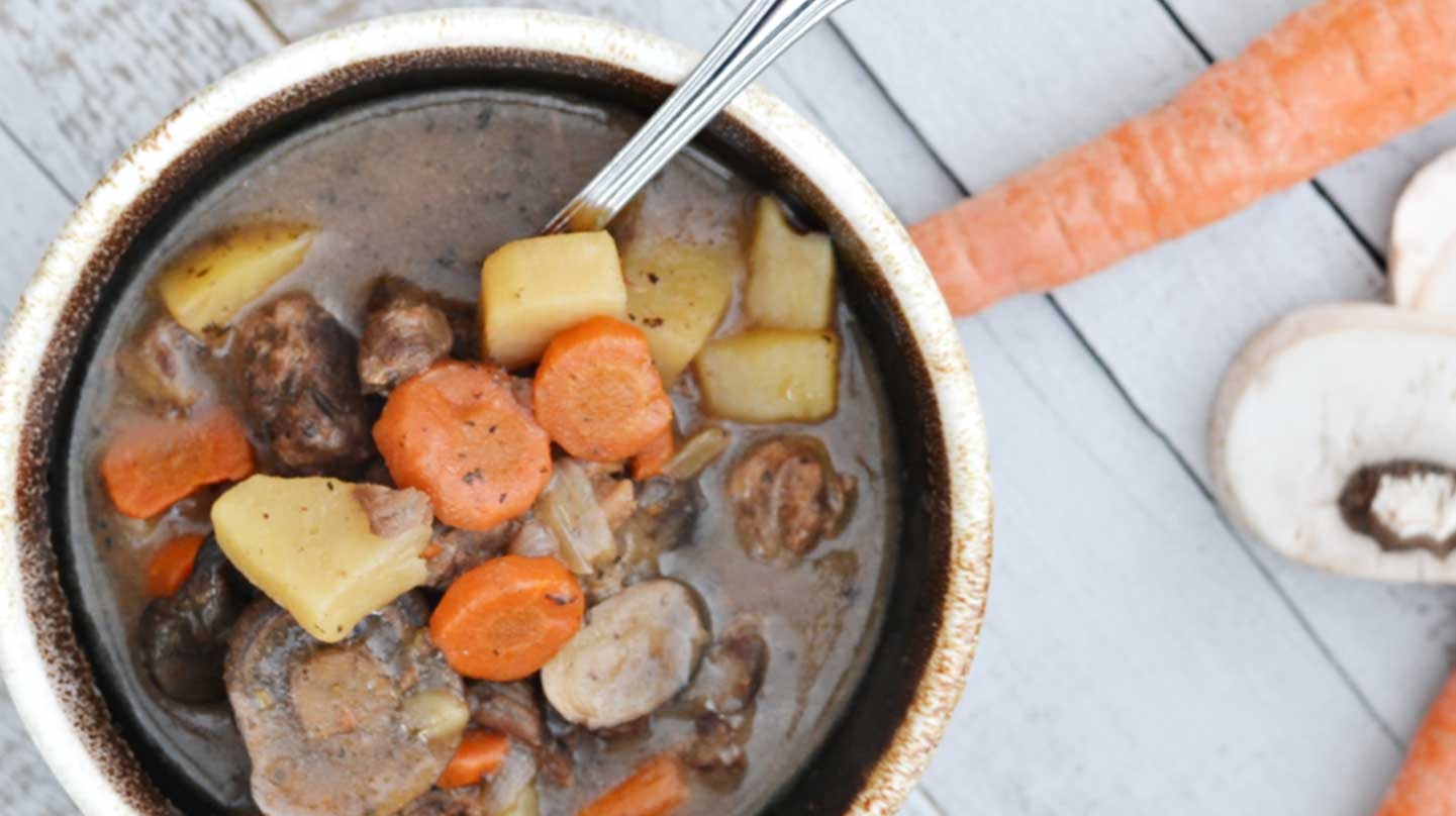 Easy Slow Cooker Beef Potato Soup