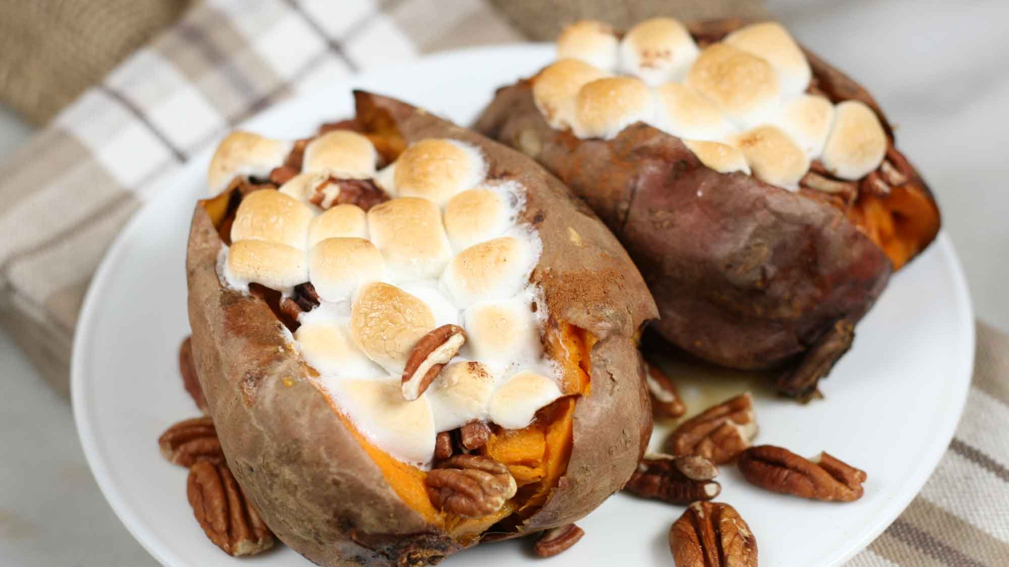 Fast & Fully Loaded Sweet Potatoes