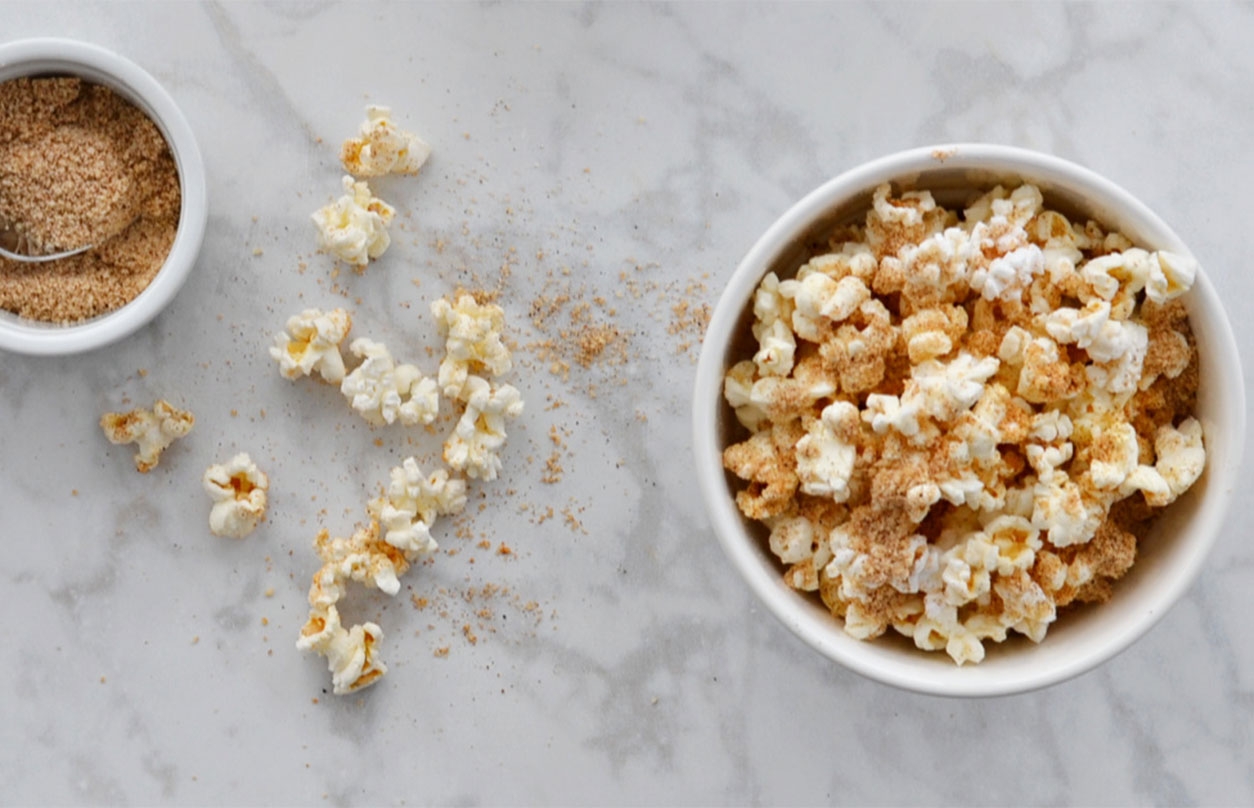 Garlic Parmesan Popcorn