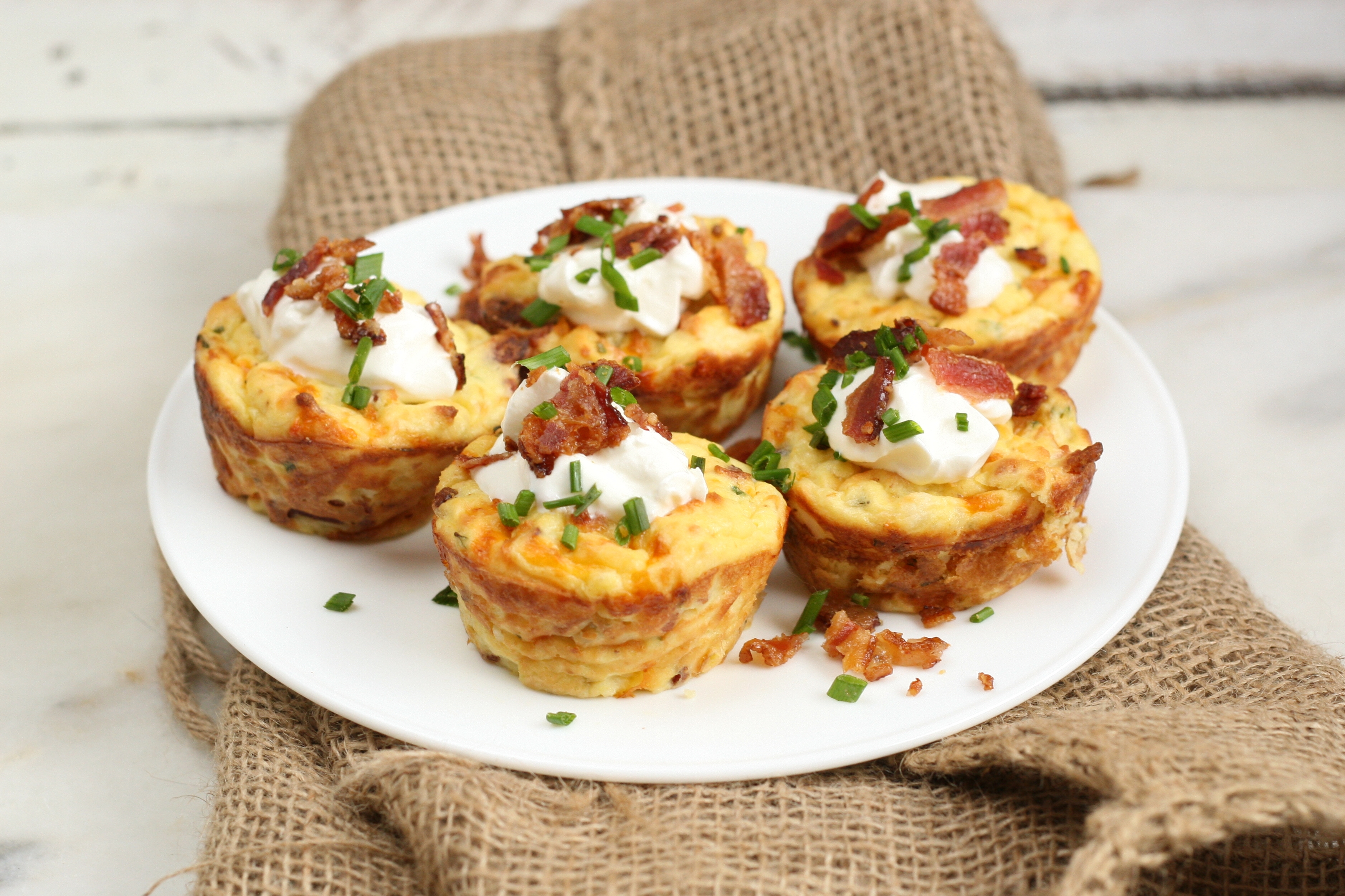 Loaded Mashed Potato Puffs