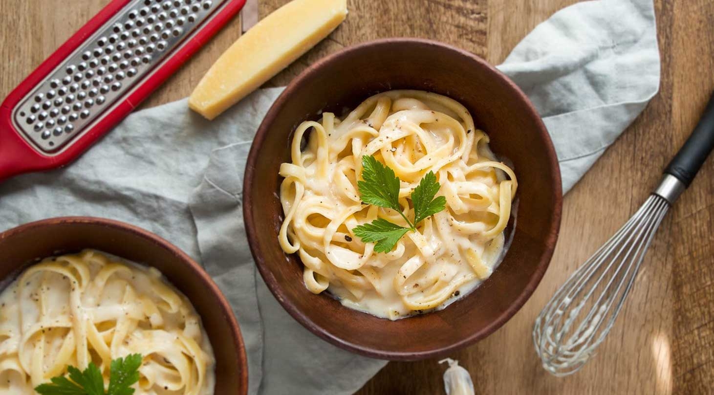 Low Calorie Fettuccine Alfredo