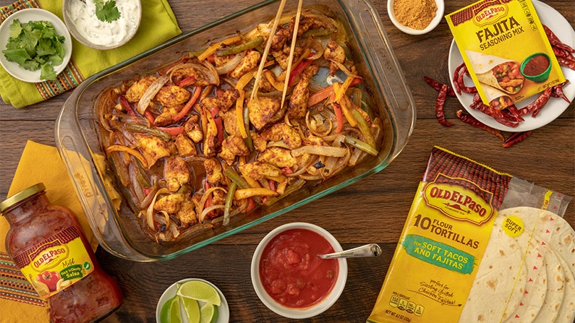 Old El Paso Oven Baked Chicken Fajitas