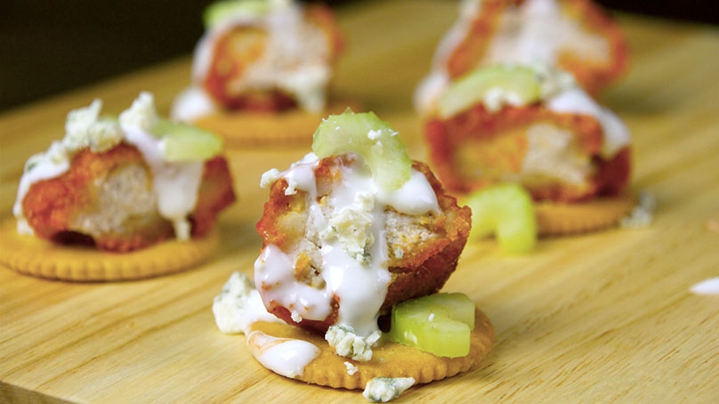 RITZ Kickin' Buffalo Chicken Toppers