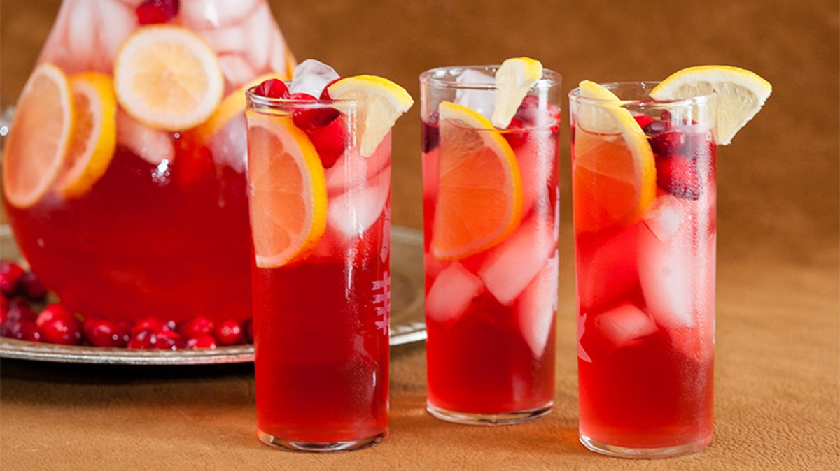 Red Bull Cranberry Mocktail