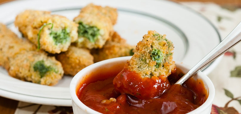 Spinach Dip Mozzarella Sticks