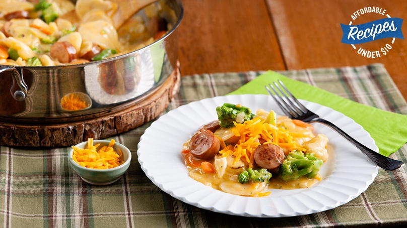 Au Gratin Sausage Skillet with Veggies | Recipes | Food Lion