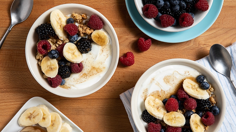 Banana Berry Breakfast Bowl