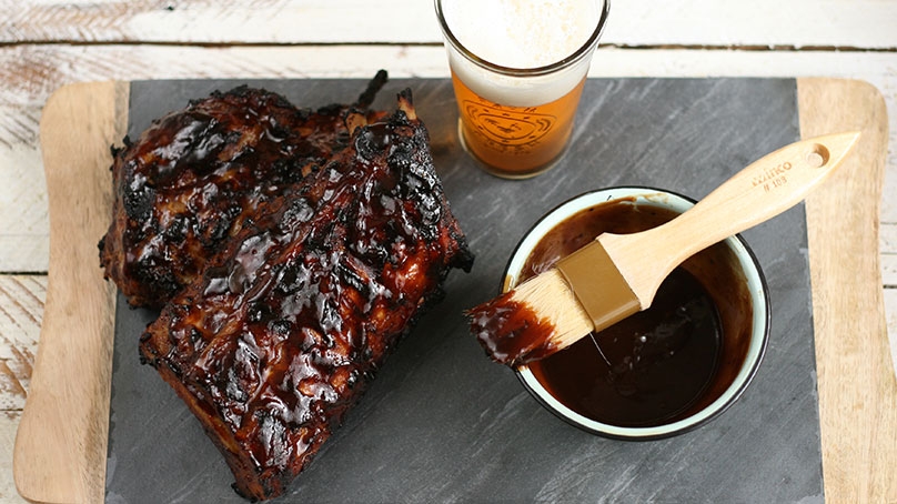 Barbecued Beer Ribs