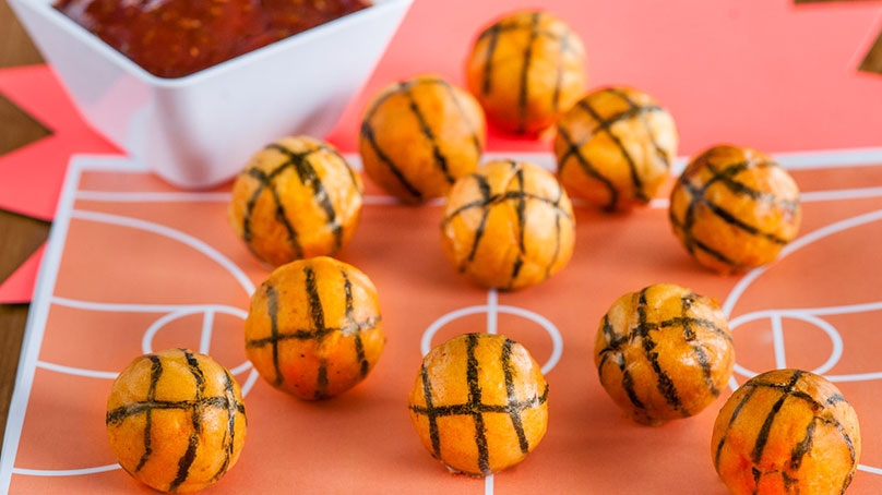 Basketball Calzone Bites