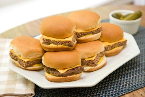 Beef and Cheddar Sliders