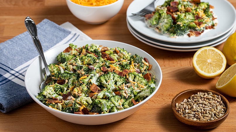 Broccoli Salad with Buttermilk Dressing