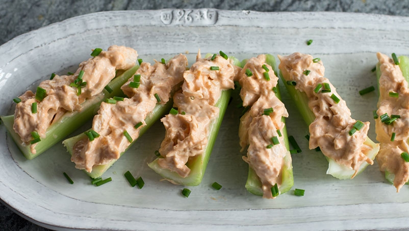 Buffalo Chicken Celery Sticks