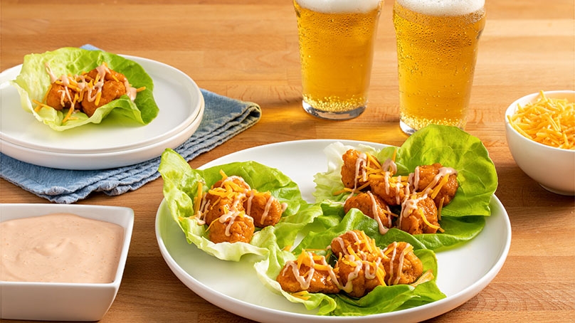 Buffalo Chicken Lettuce Wraps