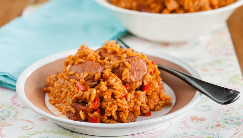 Charleston Style Red Rice & Sausage