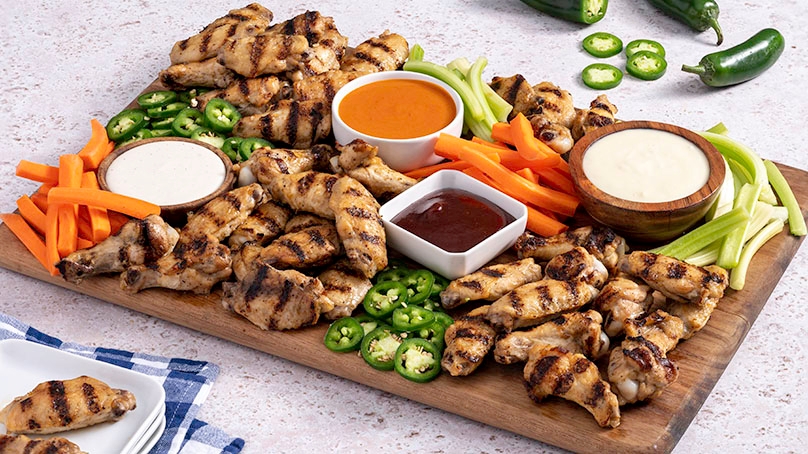 Chicken Wing Snack Board