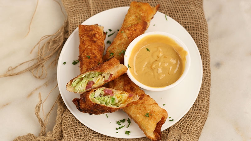 Corned Beef and Cabbage Egg Rolls