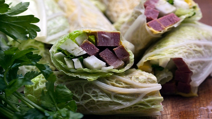 Corned Beef and Cabbage Rolls