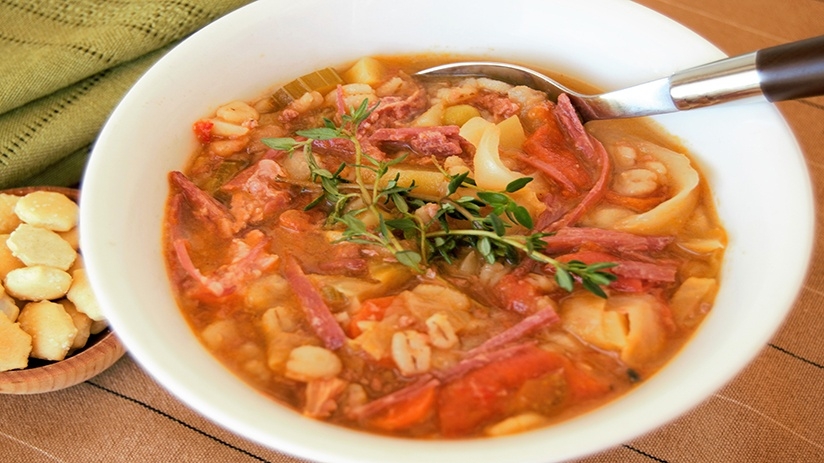 Corned Beef and Cabbage Soup