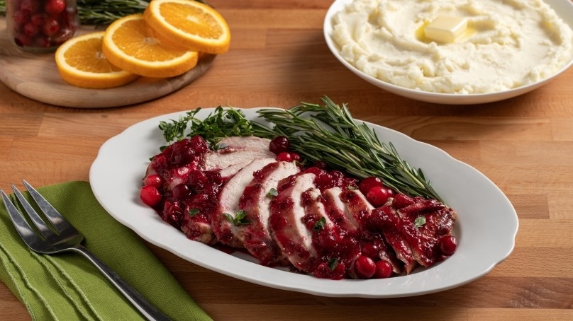 Cranberry Roasted Turkey Breast