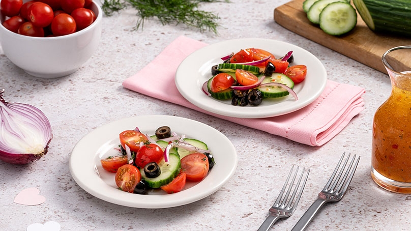 Cucumber and Tomato Salad