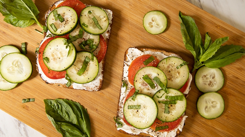 Cucumber Toast | Recipes | Food Lion