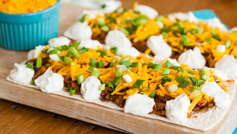 Eastern-Style BBQ Flatbread Pizza