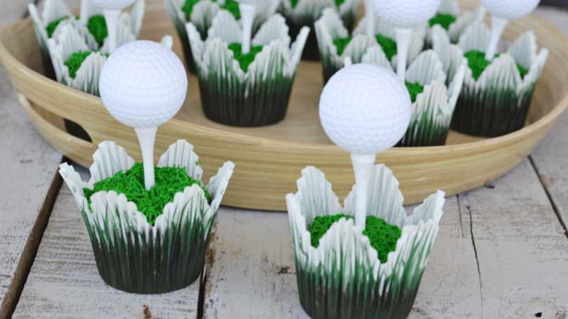 Golf-Themed Cupcakes