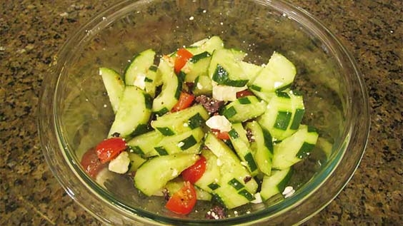 Greek Cucumber Salad