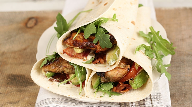 Grilled Chicken Wraps