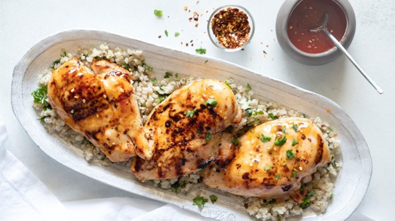 Grilled Coconut-Lime Chicken with Cauliflower Rice | Food Lion