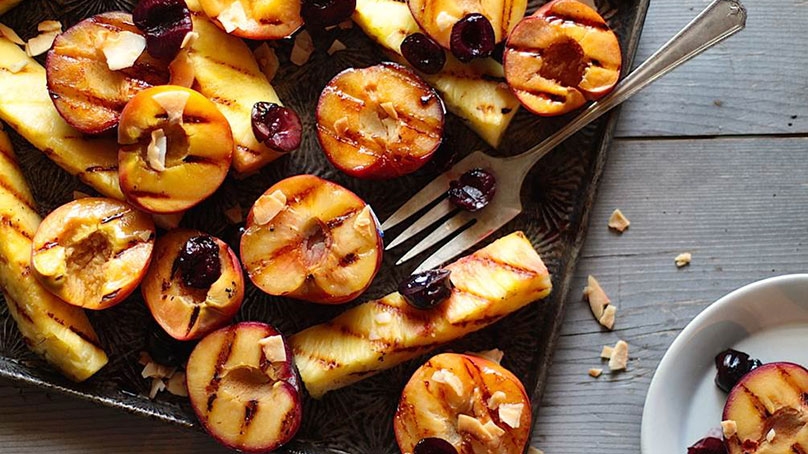 Grilled Ginger Fruit