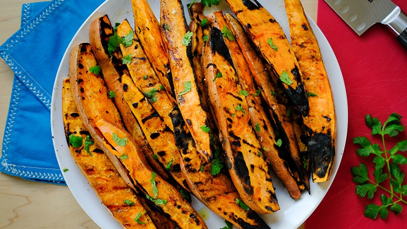 Grilled Sweet Potatoes