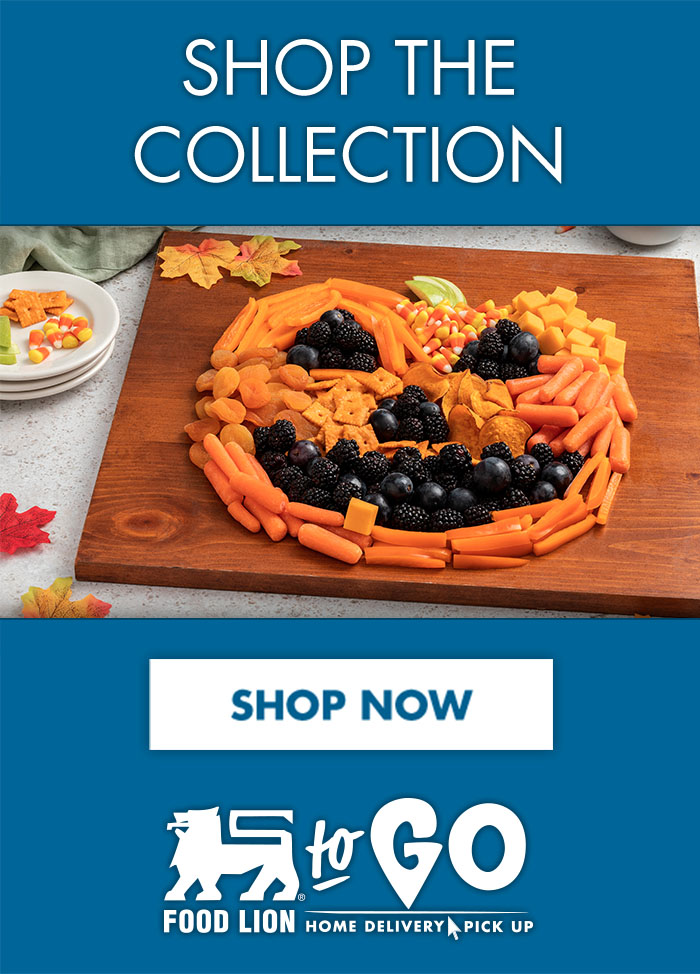 Start Shopping - Jack-O-Lantern Snack Board