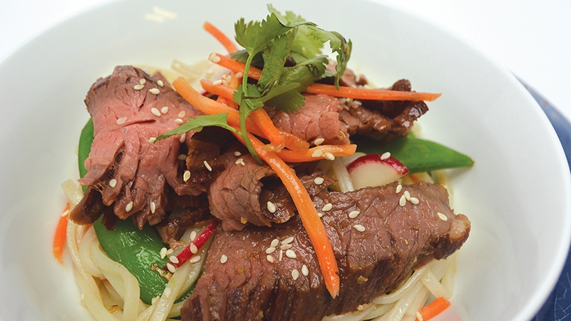 Japanese Steak and Noodle Salad