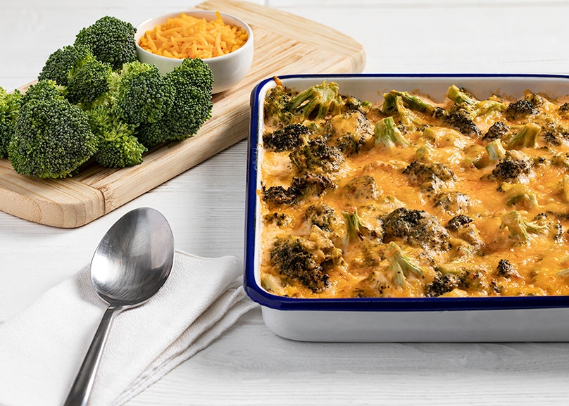 Keto Broccoli & Cheddar Casserole