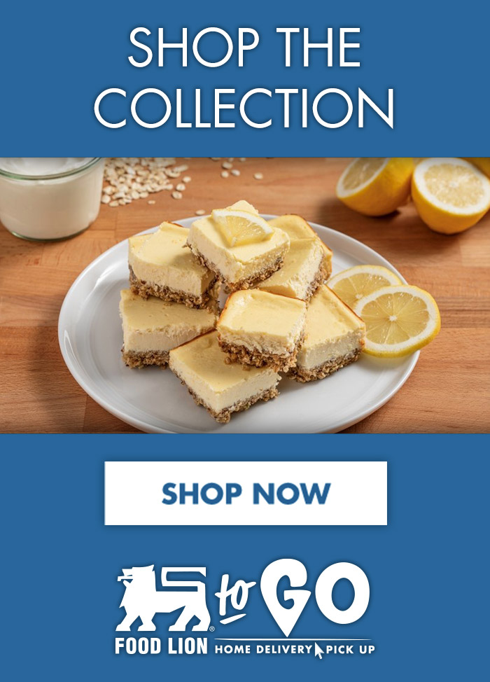 Start Shopping - Lemony Greek Yogurt Cheesecake Bars