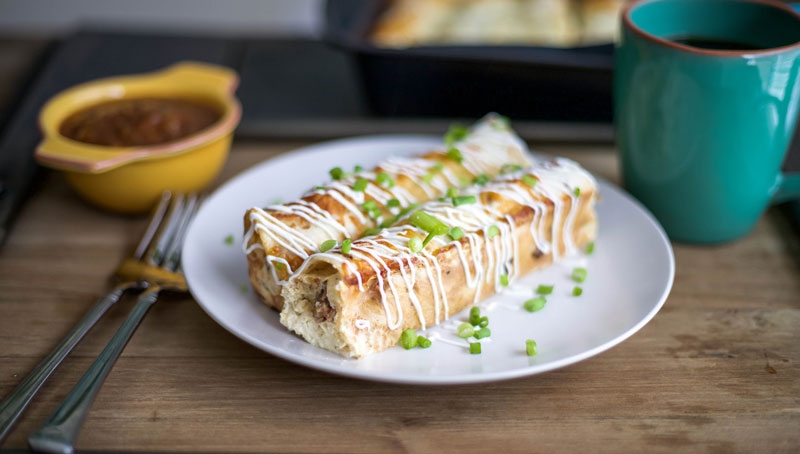 Make Ahead Breakfast Enchiladas