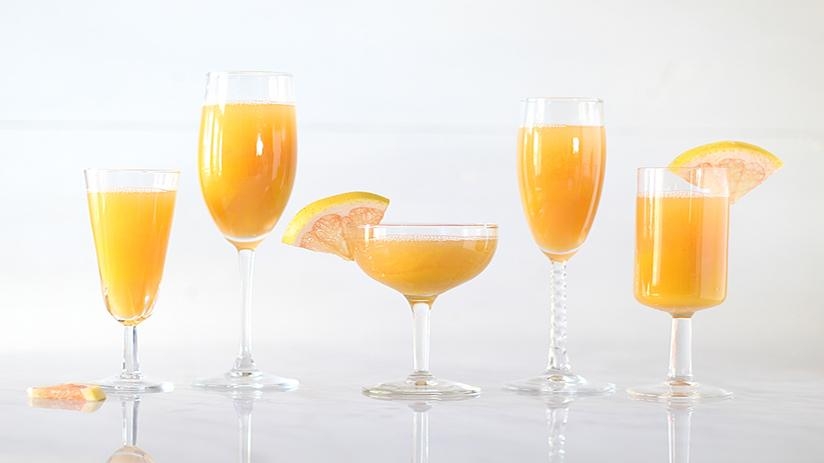 Mango-Grapefruit Mimosa