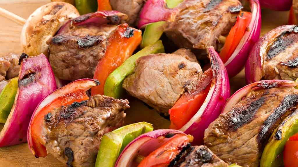 Marinated Pork Kebabs