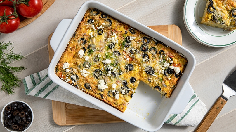 Mediterranean-Style Egg Bake