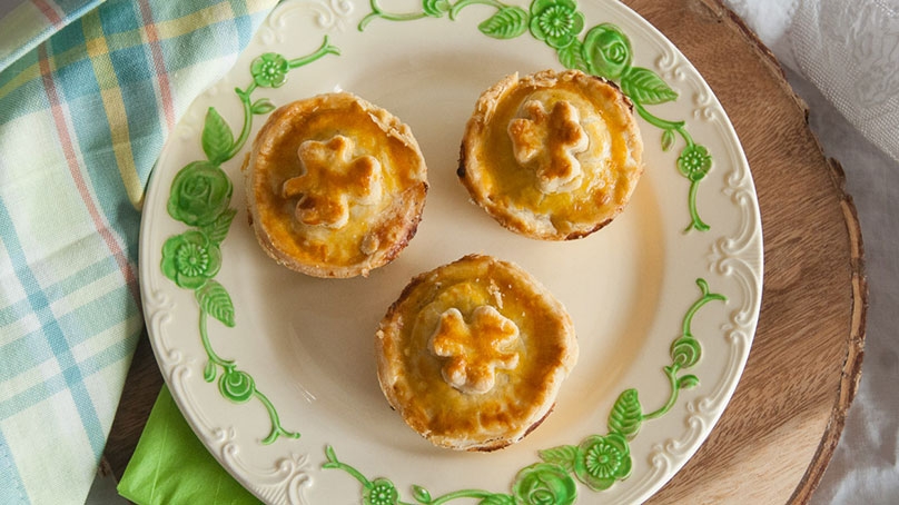 Mini Bacon and Cabbage Pies