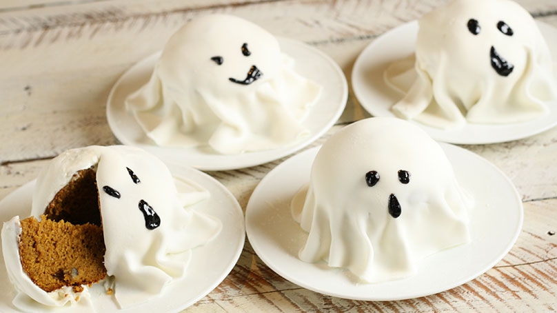 Mini Ghost Pumpkins