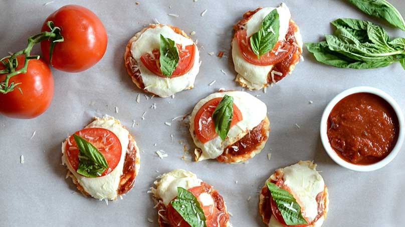 Mini Margherita Pizzas