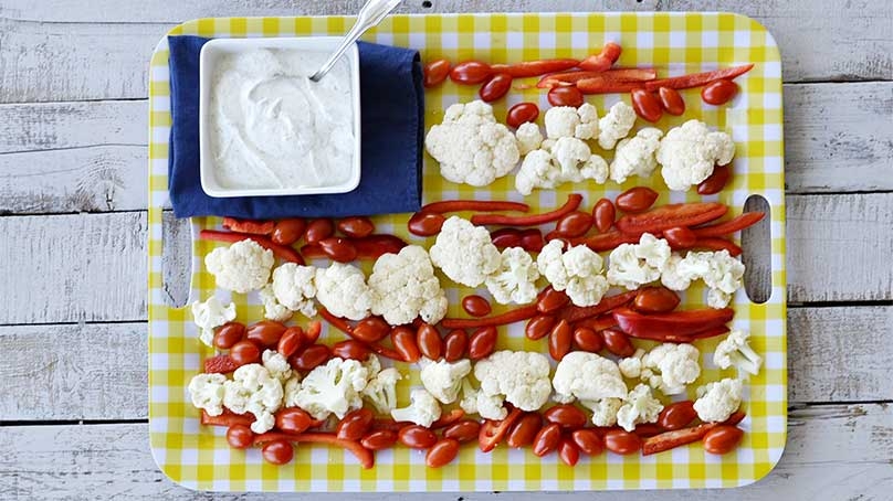 Patriotic Veggie Tray