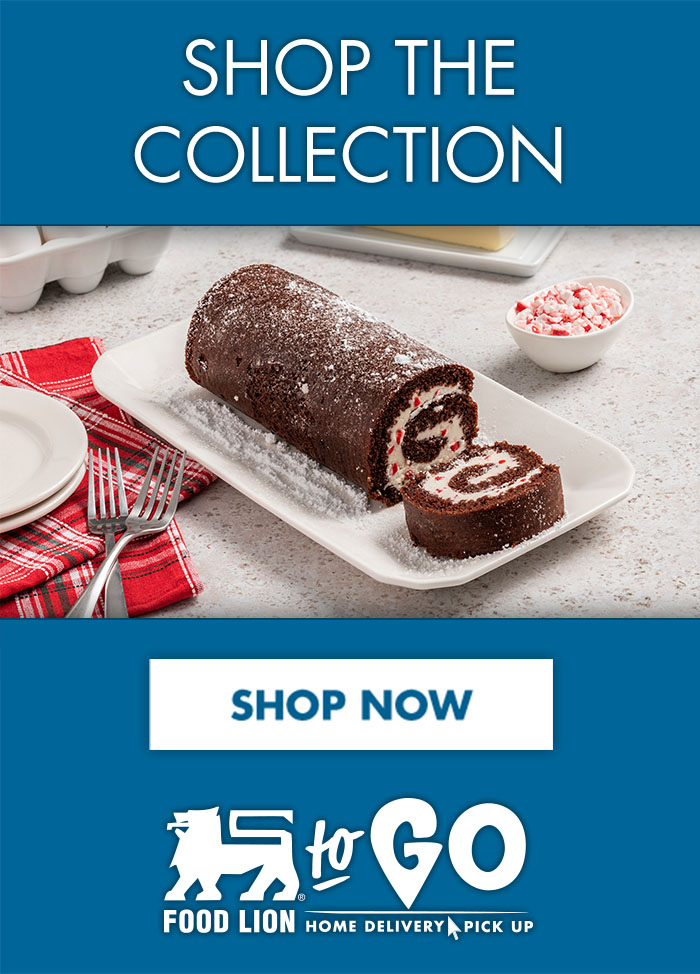 Start Shopping - Peppermint Cake Roll