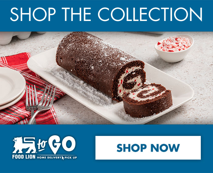 Start Shopping - Peppermint Cake Roll